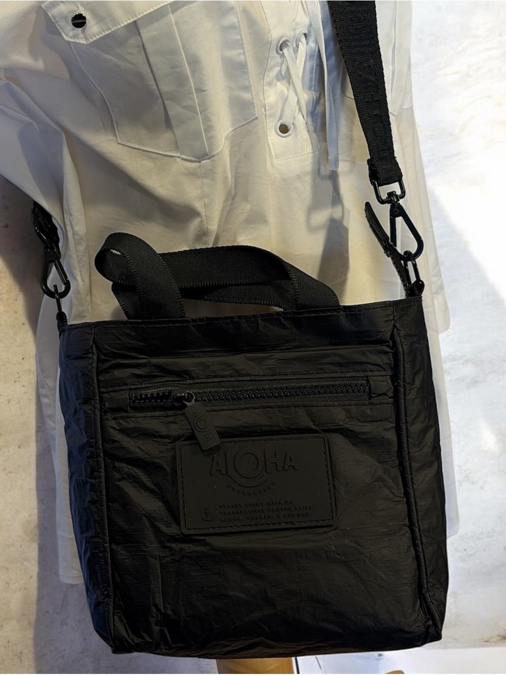 Aloha Monochrome Cross Body Shoulder Bag.